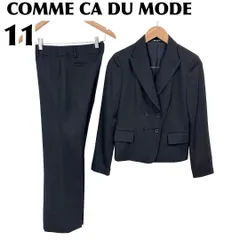【美品】 COMME CA DU MODE パンツスーツセットアップ 11 黒