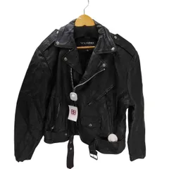 ウィルソン Wilsons Leather Thinsulate 本革 レザー ダブル ライダース ジャケット メンズ import：XL のサムネイル