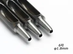 3連ハトメ抜き 6号 工具 ハトメ抜き 穴あけ工具 レザークラフトぱれっと