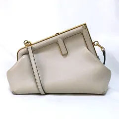 FENDI フェンディ ショルダーバッグ ファースト スモール バッグ ホワイトグレー ゴールド 8BP129のサムネイル