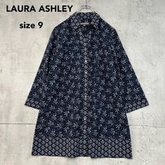 Y9147【ローラアシュレイ】大きいサイズ/LL ブラウス 七分袖 