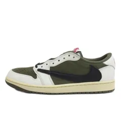 ナイキ NIKE × TRAVIS SCOTT AIR JORDAN 1 RETRO LOW OG SP トラヴィススコット エアジョーダン1 スニーカー DM7866-200 27cm ☆AA★