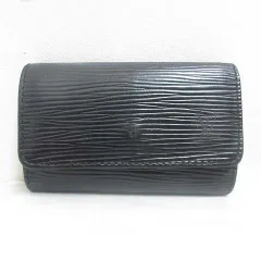 ルイヴィトン LOUIS VUITTON エピ ミュルティクレ6 M63812 キーケース ノワール 黒 レザー