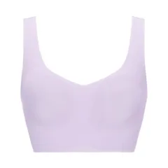 トリンプ スロギー ゼロ フィール 綿混 ハーフトップ00UX(ライラックシュガー)LLサイズ