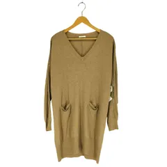 クロエ Chloe 袖チェーンデザインVネックニットワンピース レディース import：M のサムネイル
