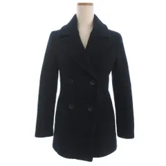 23区 オンワード樫山 ダブルブレスト ミドル コート ウール ネイビー 38