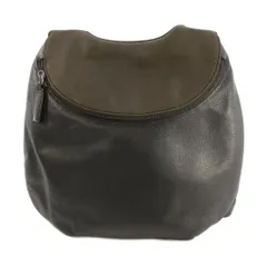 センソユニコ Senso unico ショルダーバッグ レザー ナイロン 切替 ブラウン 茶