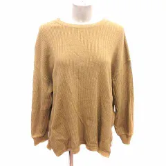 アングリッド UNGRID ニット カットソー 長袖 F 黄色 イエロー /YK