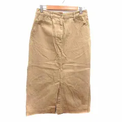 コーエン coen タイトスカート ロング デニム L ベージュ /YK