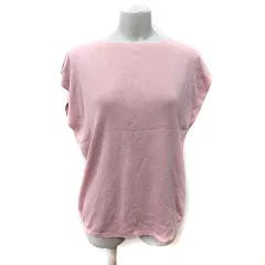 セオリーリュクス theory luxe ニット カットソー フレンチスリーブ 38 M ピンク /YI