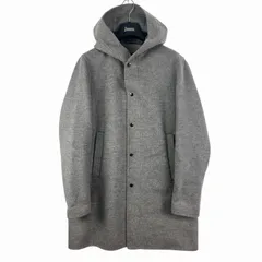 ヘルノ HERNO 良品 PI0794U ダウン切替ハイブリッドコート フーデッドコート グレー 46