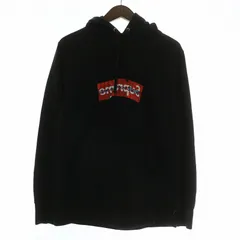 シュプリーム SUPREME × コムデギャルソン COMME des GARCONS SHIRT 17SS Box Logo Hooded Sweatshirt パーカー スウェット 長袖 裏起毛 プルオーバー ロゴ プリント S 黒 ブラック