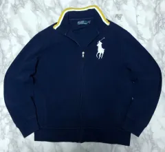 ポロラルフローレン ビックポニー ジップアップ ジャケット ネイビー