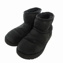 アグ UGG クラシックミニ2 ムートンブーツ ショート ボア 23cm 黒 ブラック 1016222 /FF ■GY03
