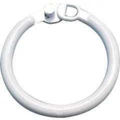 ＴＲＵＳＣＯ　樹脂製カードリング　３．５ｍｍＸΦ２５ｍｍ　１０個入