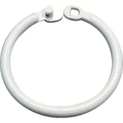 ＴＲＵＳＣＯ　樹脂製カードリング　４．５ｍｍＸΦ４０ｍｍ　１０個入