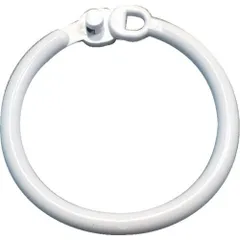 ＴＲＵＳＣＯ　樹脂製カードリング　３．５ｍｍＸΦ３０ｍｍ　１０個入