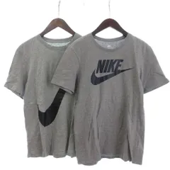 ナイキ NIKE 2点 セット Tシャツ カットソー 半袖 プリント グレー S M