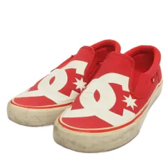 ディーシーシューズ DC SHOES スリッポン スニーカー ローカット ADYS300185 赤 レッド 26.0㎝