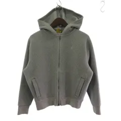 ポロ ラルフローレン POLO RALPH LAUREN フリースジャケット パーカー フーディ ワンポイント グレー 160 レディース着用可