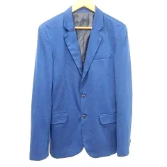 ザラマン ZARA MAN テーラードジャケット 2B 総裏地 M 青 ブルー A1209