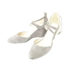 コールハーン COLE HAAN スエード ウェッジソール パンプス 8B 25.0㎝ モカ ■YHS6