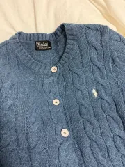 ポロラルフローレン レディース カーディガン ブルー