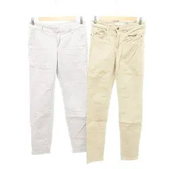 エイチ&エム H&M パンツ スラックス 2点セット US6 グレー ベージュ