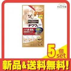 ベストバランスおやつ チワワ用 高齢向け 鶏ささみ 15g× 4本入 5個セット まとめ売りのサムネイル