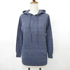 ジャーナルスタンダード レリューム JOURNAL STANDARD relume ニット セーター 長袖 フード 紺 ネイビー F