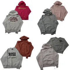 古着卸 まとめ売り チャンピオン Champion リバースウィーブ スウェット 8枚セット (メンズ S ) カレッジ風 ワンポイント 中古 古着 ND8165