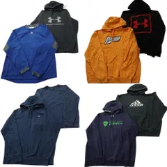 古着卸 まとめ売り スポーツブランドMIX スウェット 8枚セット (メンズ L /XL ) アンダーアーマー アディダス プーマ 中古 古着 ND8289