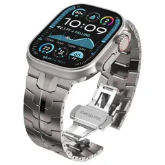 【在庫処分】長さ調整器具付き watchメタルバンド apple おしゃれ Ultra2/Ultra/11/10/9/8/7/6/5/4/SE2/SE対応 Series アップルウォッチベルト 49mm/46mm/45mm/44mm メンズ ステンレス製 バン