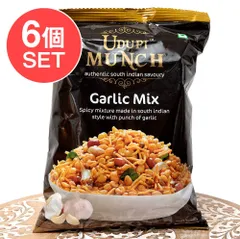【6個セット】スパイシーヌードルスナック - Udupi Munch Garlic Mix 170g【Udupi】 / 