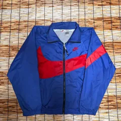 90s NIKE BIG スウッシュ 必須アイテム ウィンドブレーカー L