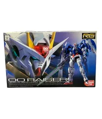 美品 バンダイ 機動戦士ガンダム00 RG 1/144 GN-0000+GNR-010 ダブルオーライザー プラモデル