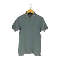 フレッドペリー FRED PERRY 90S 英国製 ロゴ刺繍 鹿の子ポロシャツ メンズ UK：38 