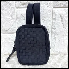 PORTER ポーター イントレチャート マルチポーチ 編み込み ブラック