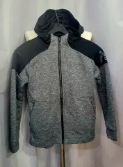 アディダス キッズ フード ジップアップ 130