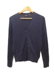 ローレンラルフローレン LAUREN RALPH LAUREN ニット カーディガン M 紺 ネイビー 長袖 トップス 
