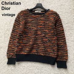 ☆Vintage Dior☆クリスチャンディオール 幾何学模様 長袖シャツ 