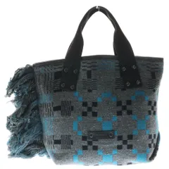 Sacai (サカイ) 22AW Geometric Jacquard Tote ジオメトリック ジャカード トートバッグ グレー 22-0428Sのサムネイル