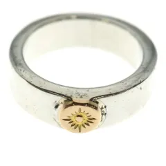 ARIZONA FREEDOM (アリゾナフリーダム) R-29a K18付き 平打ちリング 指輪 シルバー/ゴールド