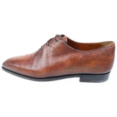 Berluti (ベルルッティ) クラック加工 レザードレスシューズ 革靴 ブラウン
