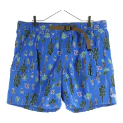 THE NORTH FACE (ザノースフェイス) 総柄 イージーハーフパンツ ショーツ ブルー NF0A55V8