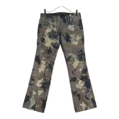 DIESEL (ディーゼル) 00S ミリタリーデザイン コットン フレアパンツ ブラック レディース