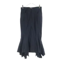 JUNYA WATANABE COMME des GARCONS (ジュンヤワタナベ コムデギャルソン) 09SS カットオフ マーメイド フレア ロングスカート ブラック レディース JC-S008のサムネイル