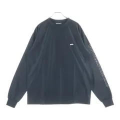 GOD SELECTION XXX (ゴッドセレクショントリプルエックス) 24SS RASH GUARD ラッシュ ガード アームロゴデザイン クルーネック カットソー 長袖Tシャツ ブラック GX-S24-CN-03