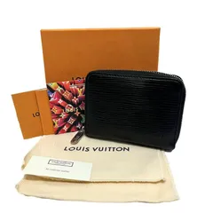 LOUIS VUITTON ルイヴィトン ジッピーコインパース M60152 ノワール エピ レザー コインケース メンズ 【ジャンク品】 22602K79
