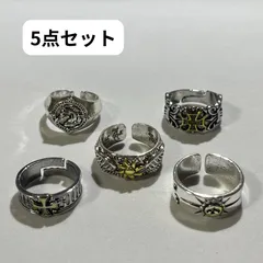 DustSilver DSR0146 指輪　アメカジ　メキシカン　ヴィンテージ　シルバー　リング　クロス　フェザー　イーグル